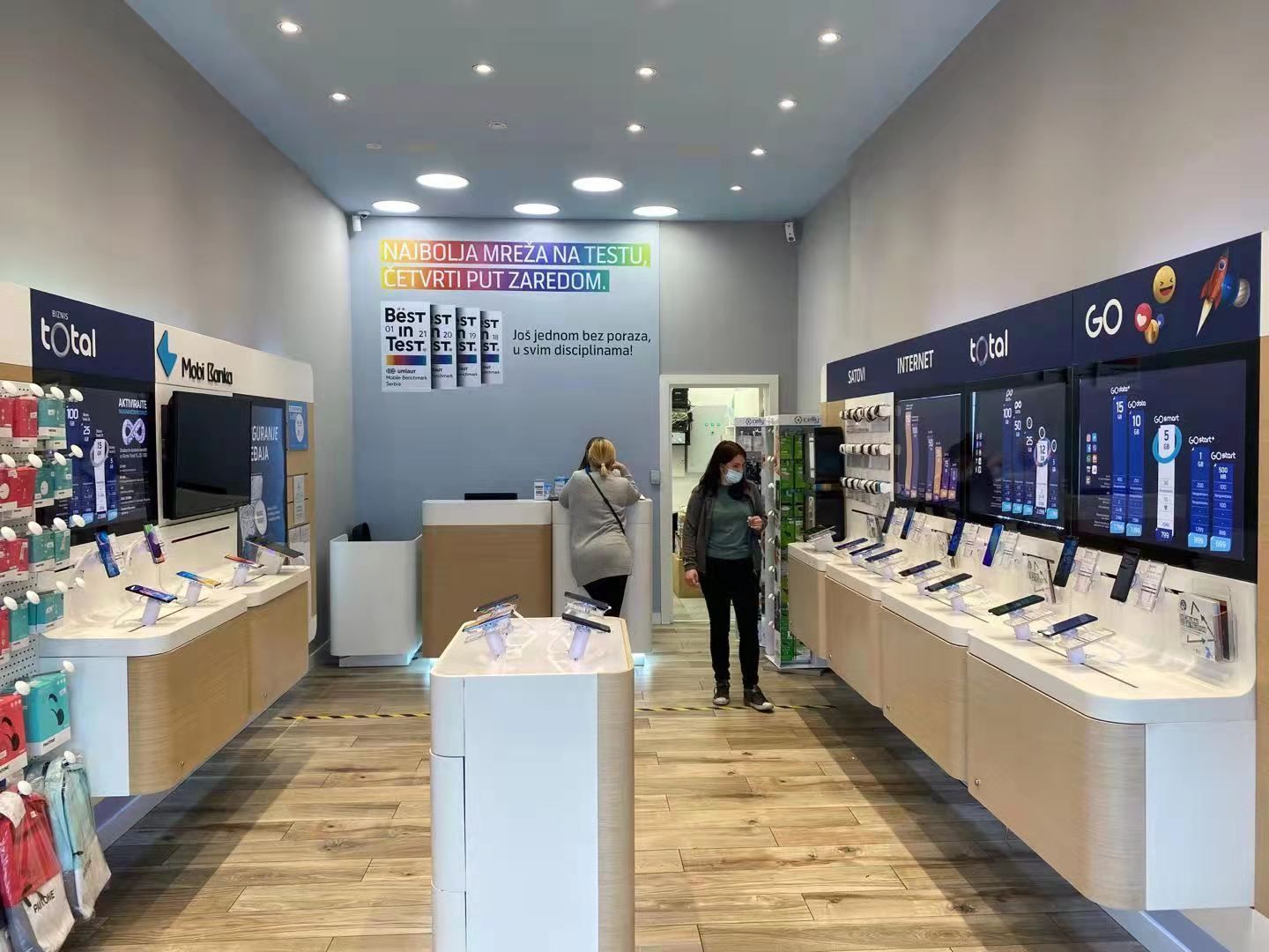 Retail chain multi-device security showcase project