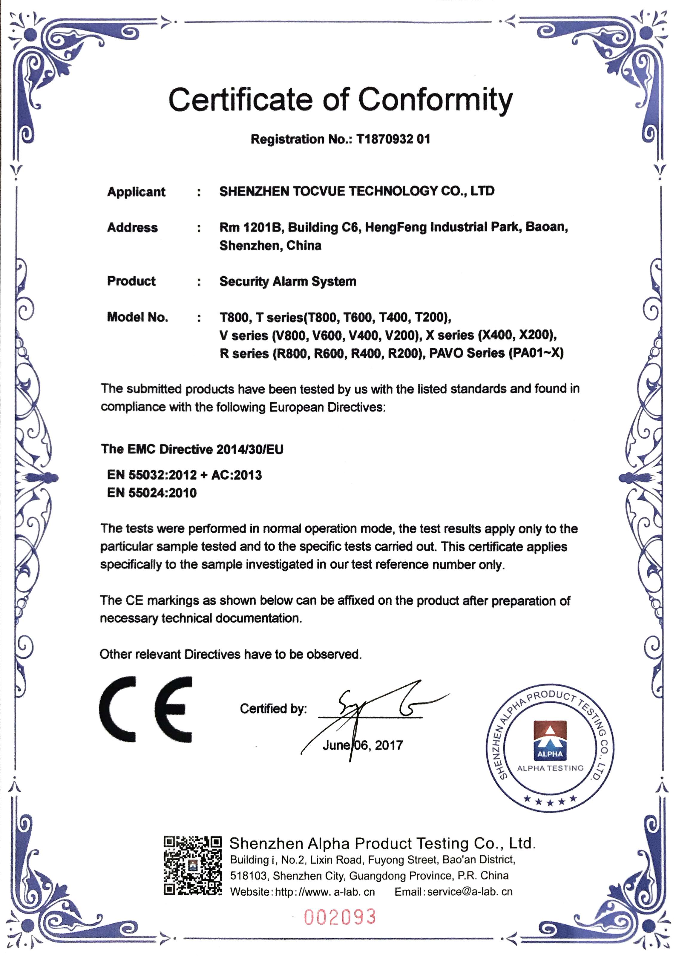CE Certification