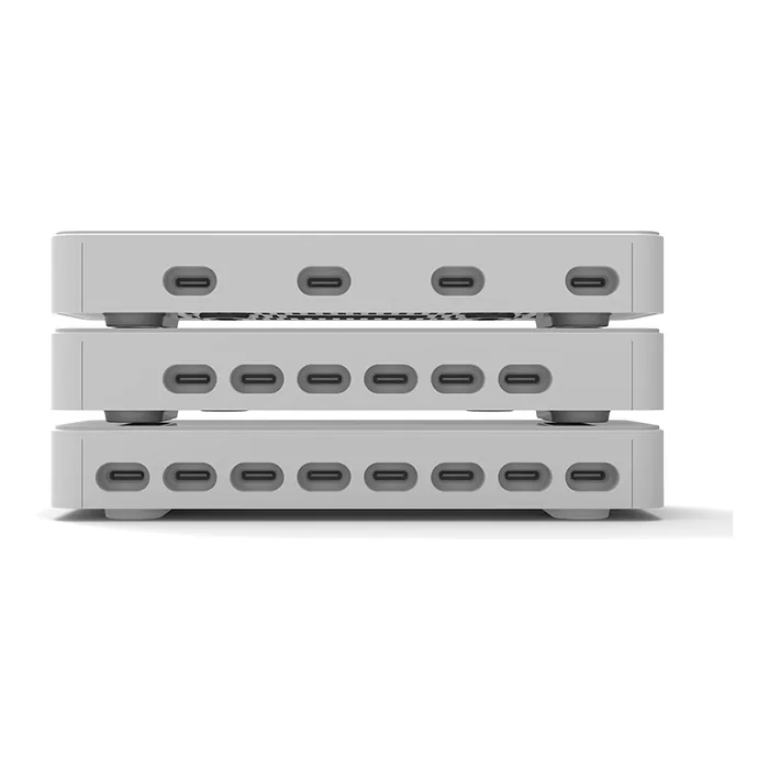 S-Series multi-port alarm hosts S400, S600 and S800 stacked