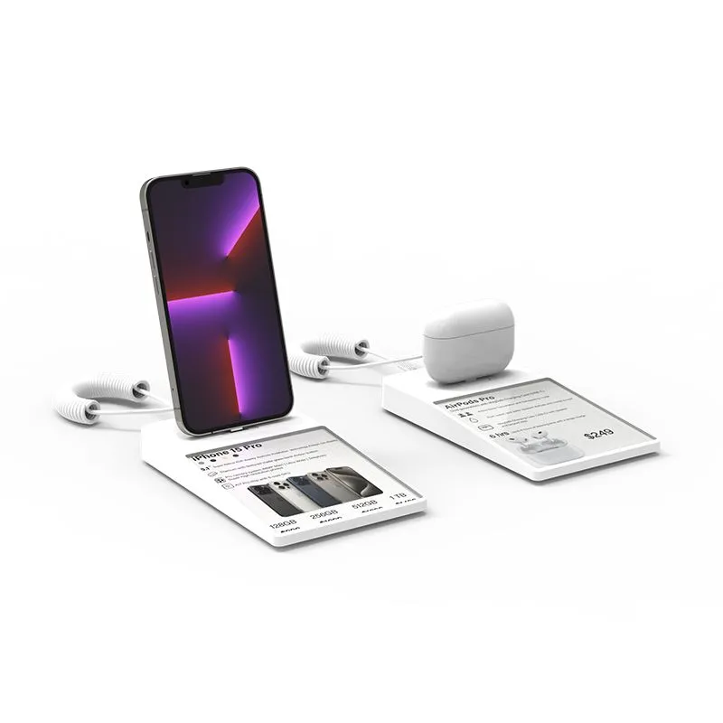 PA-07 Mobile Phone Security Display Stand with Price Tag Holder view 1