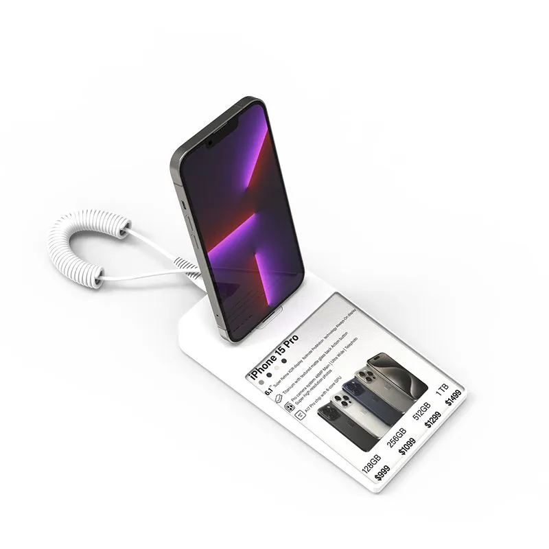 PA-07 Mobile Phone Security Display Stand with Price Tag Holder view 4