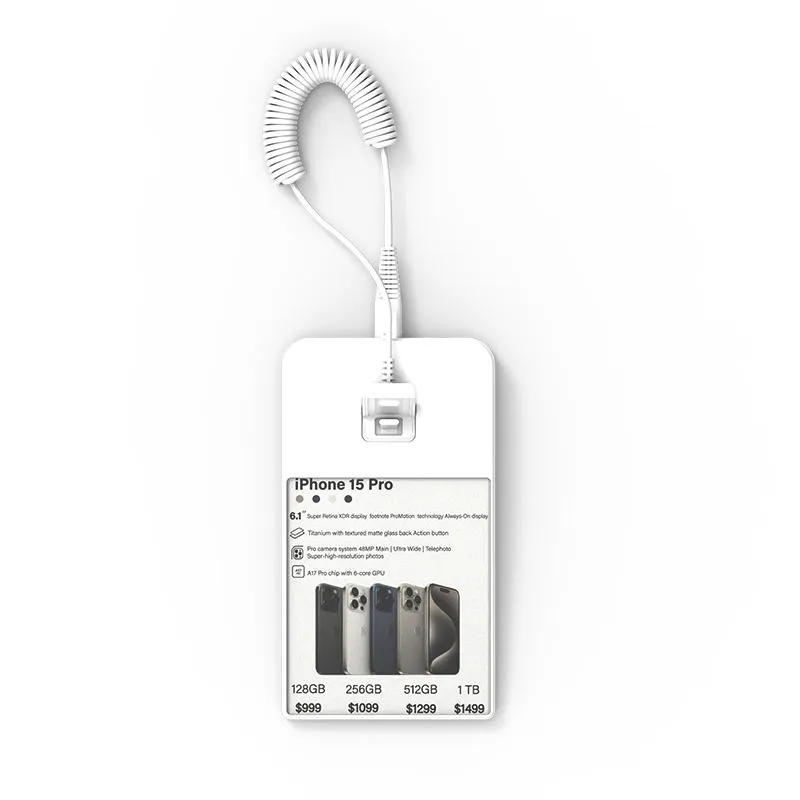 PA-07 Mobile Phone Security Display Stand with Price Tag Holder view 3