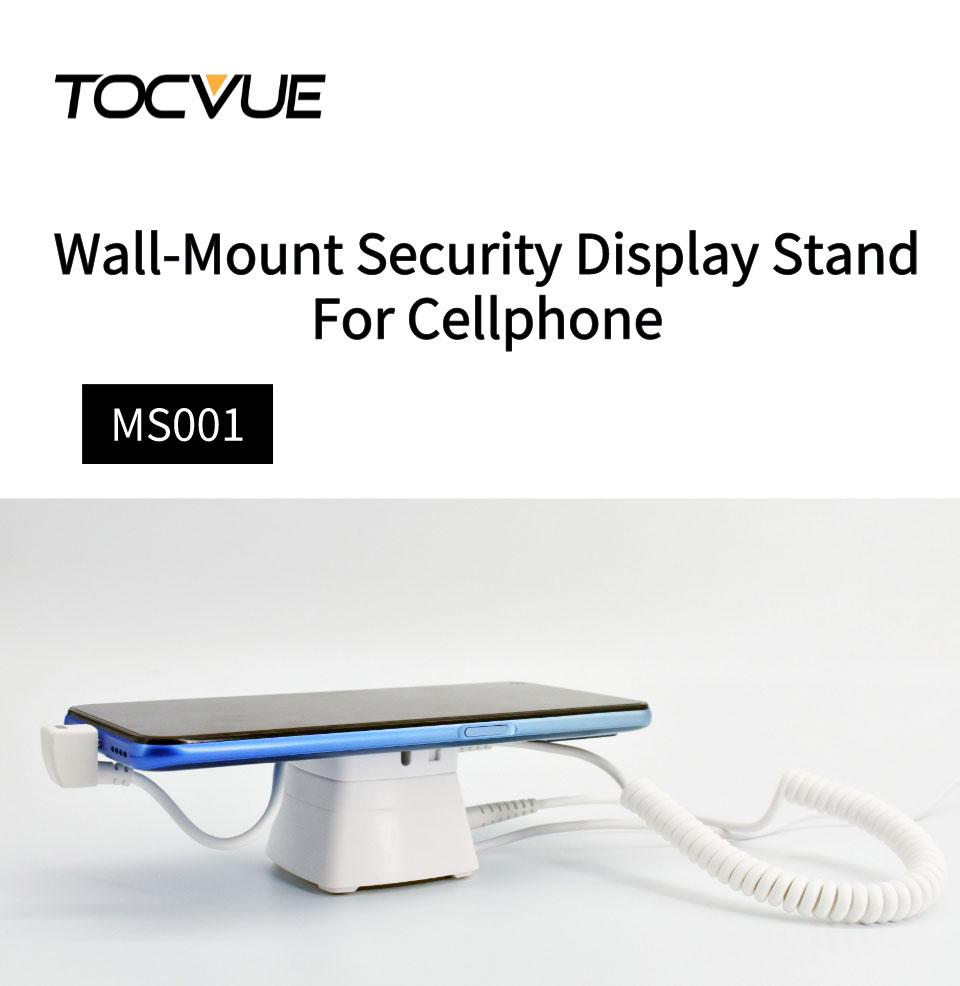 MS001 01 MS001 Wall Mount Mini Mobile Security Display Stand