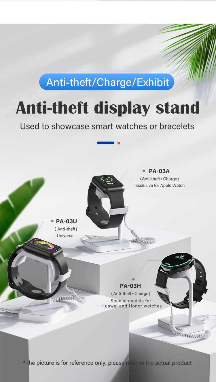 PA 03 ENG 4 PA-03 Smart Watch Security Display Stand For Apple Watch ,Samsung Galaxy Watch