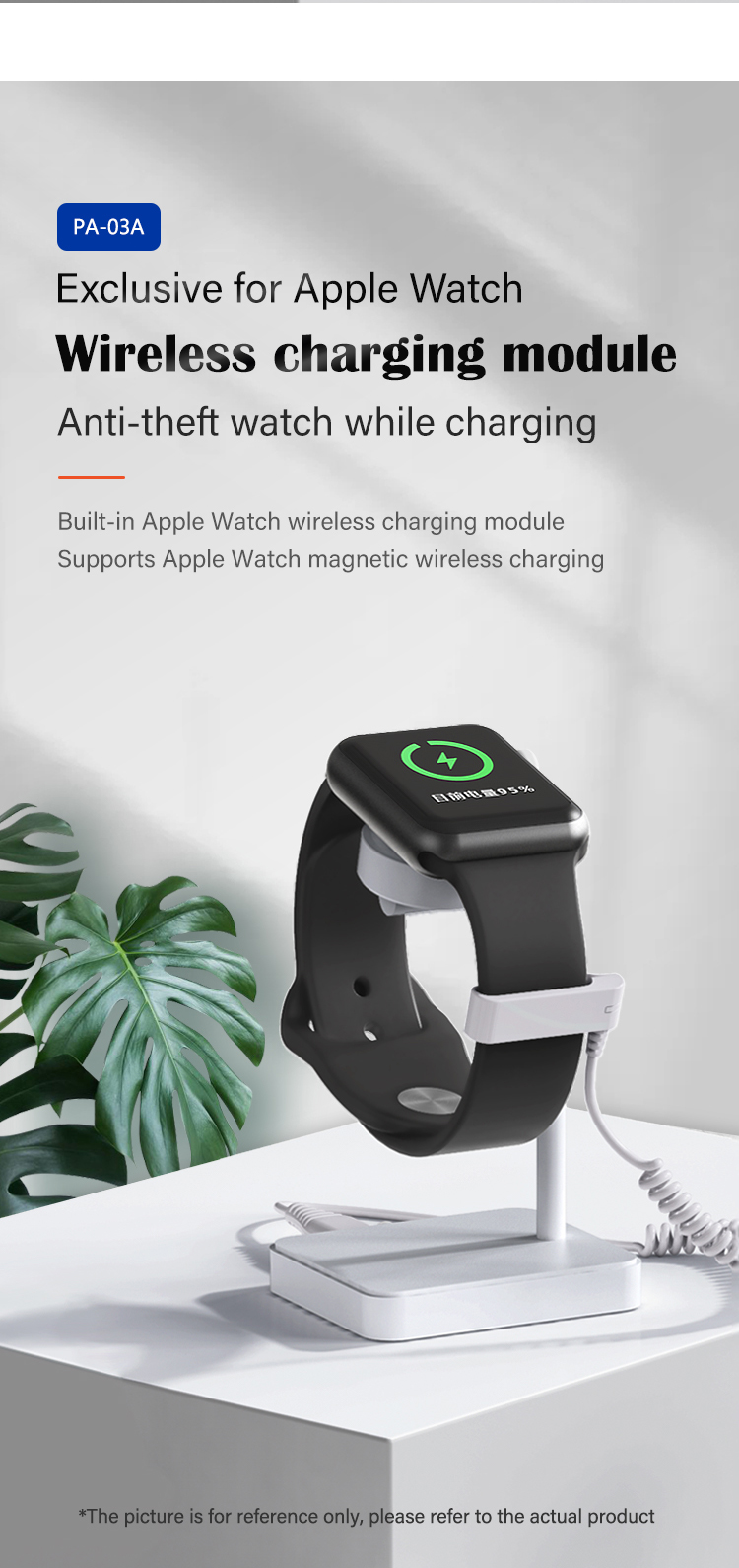 PA 03 ENG 6 PA-03 Smart Watch Security Display Stand For Apple Watch ,Samsung Galaxy Watch