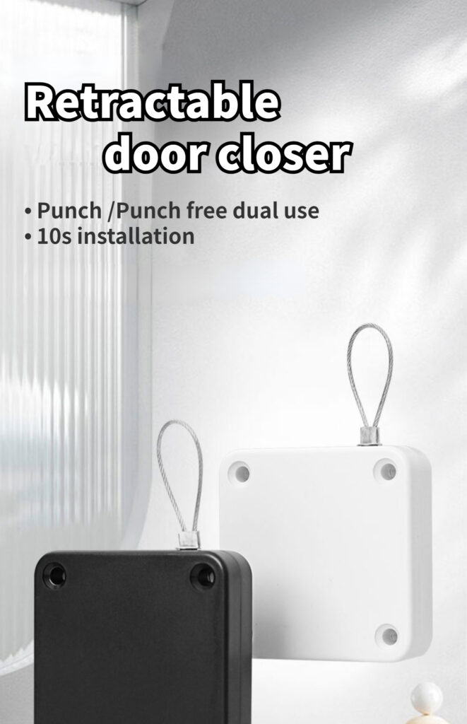 11111 Upgrade Your Space with Our Automatic Pull Cord Door Closer-A Must-Have for Moden Living!