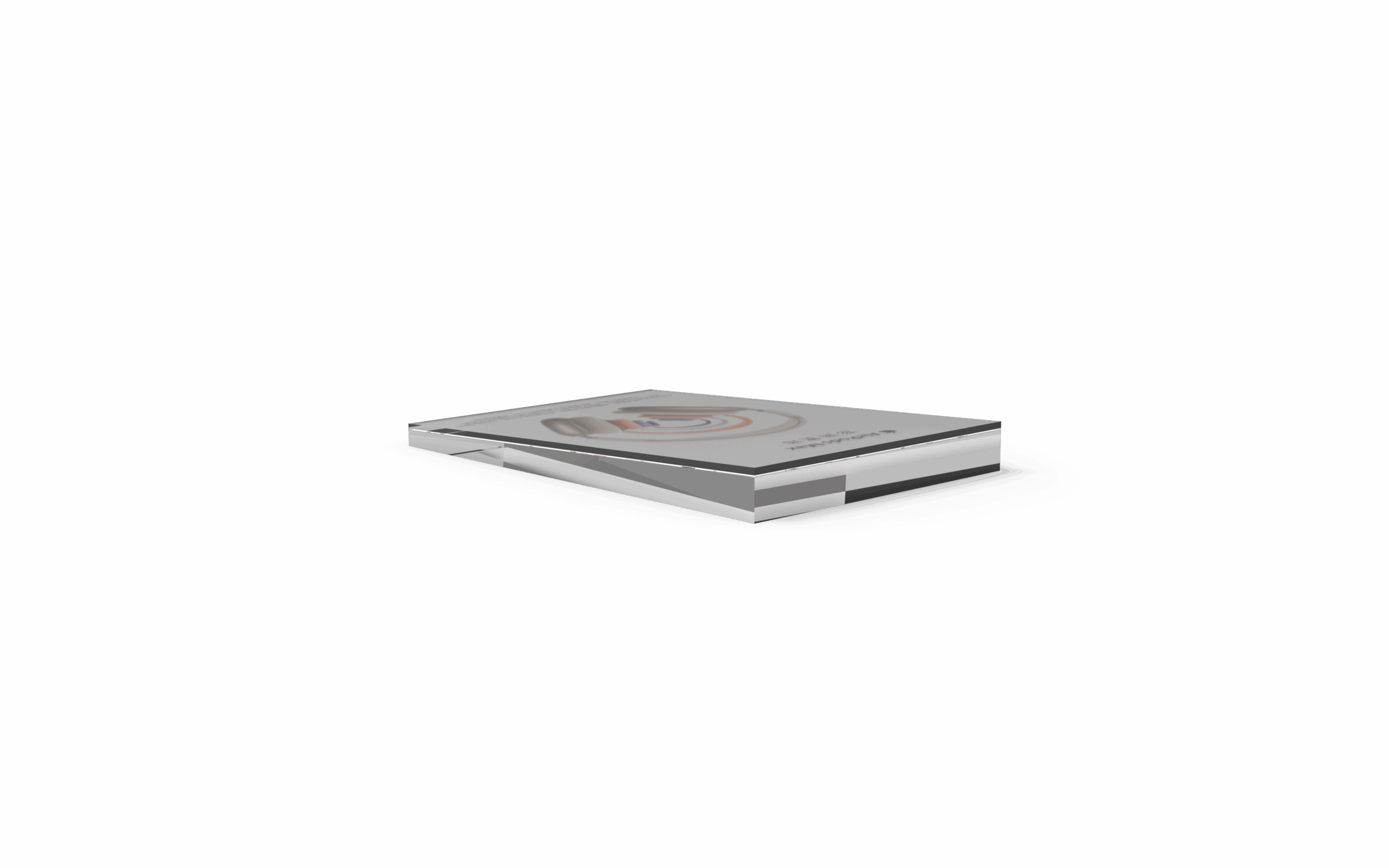 A4 竖向斜面一体台签.2922