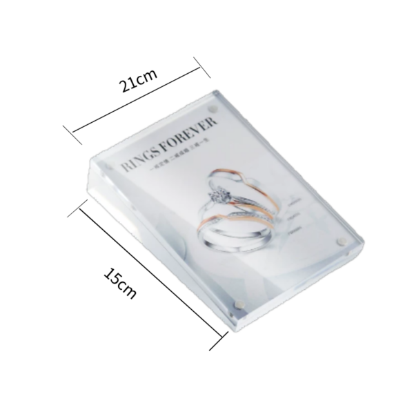 A5 竖 1 Magnetic Acrylic Price Tag Display Holder