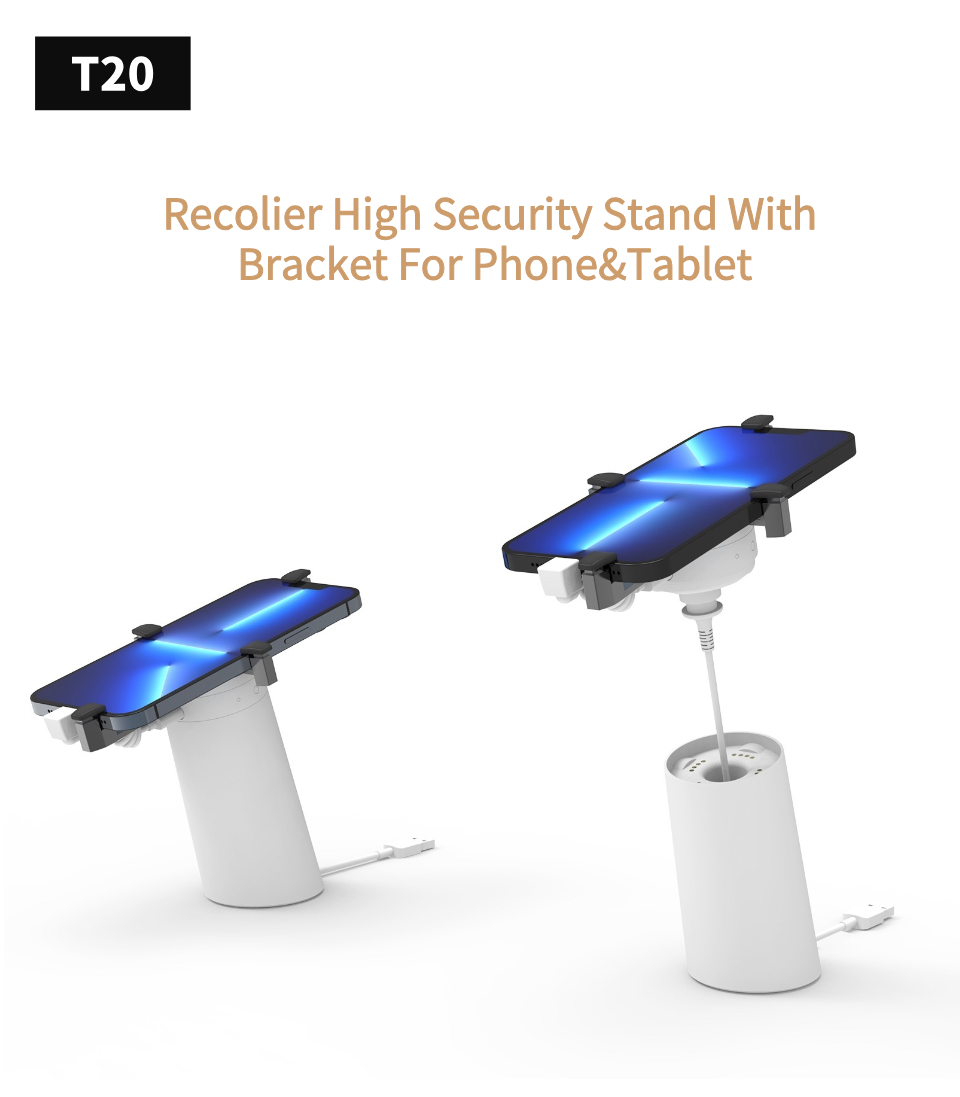 01 T20 Ultra High Security Recolier Stand With Bracket For Phone&Tablet