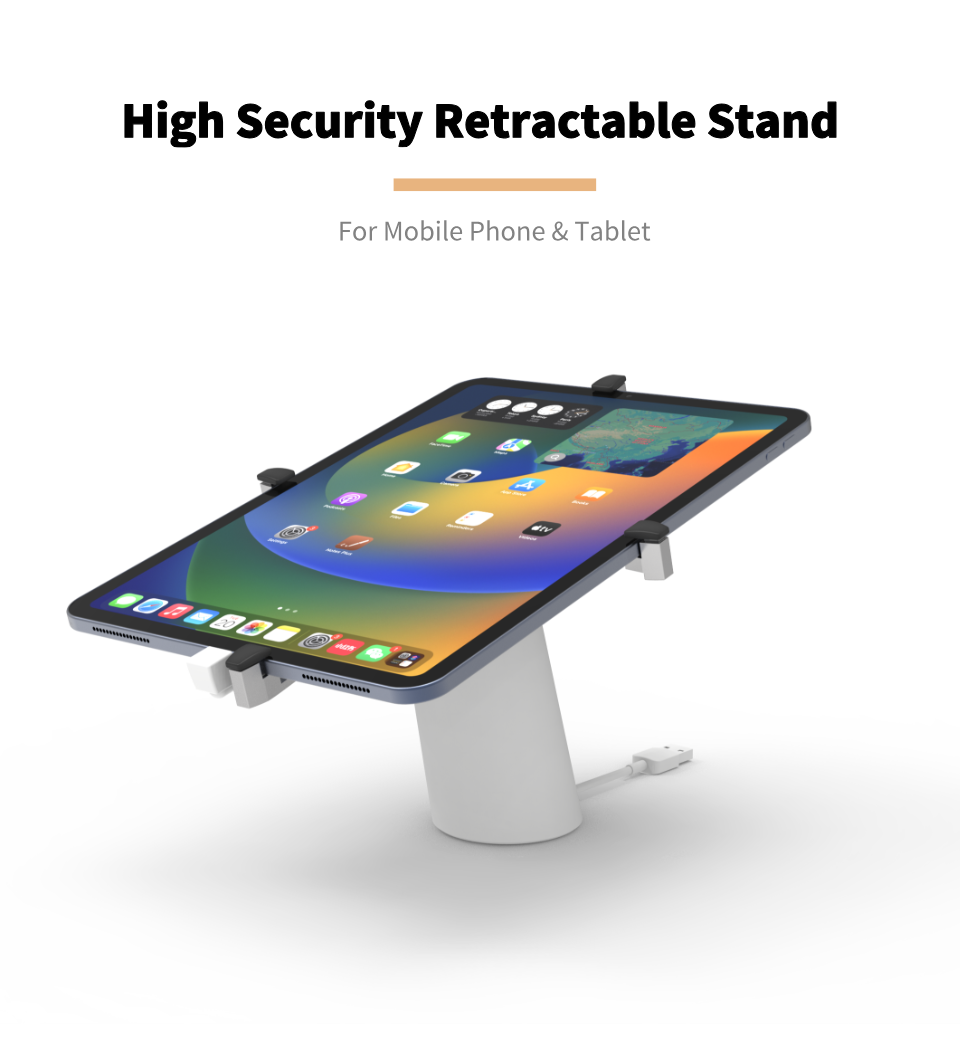 02 T20 Ultra High Security Recolier Stand With Bracket For Phone&Tablet