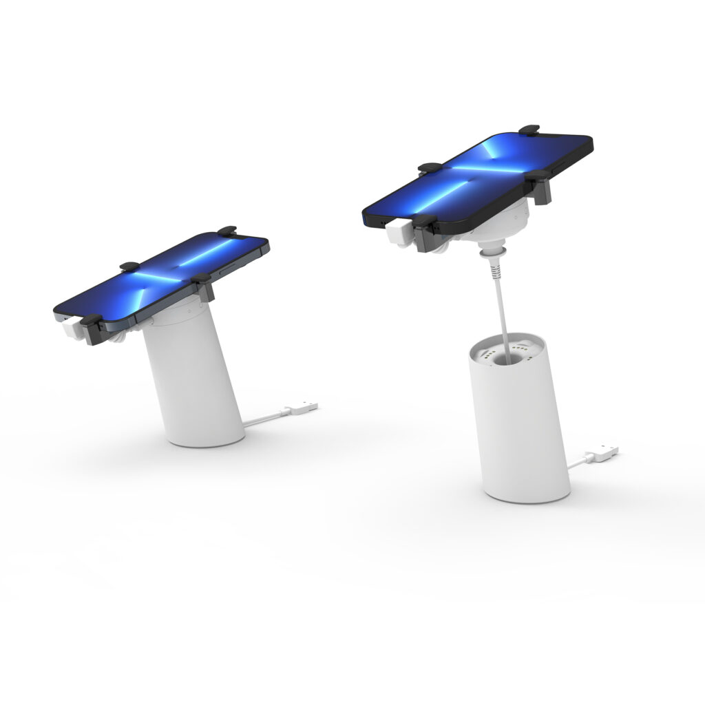 T20 2 T20 High security retractable anti thef security display stand for phone&tablet